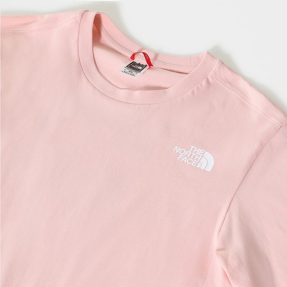 Tricko The North Face Relaxed Redbox Damske Ruzove | IOQ-597204