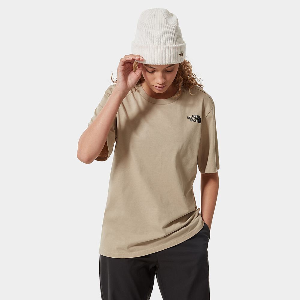Tricko The North Face Relaxed Redbox Damske Biele | NZA-682017