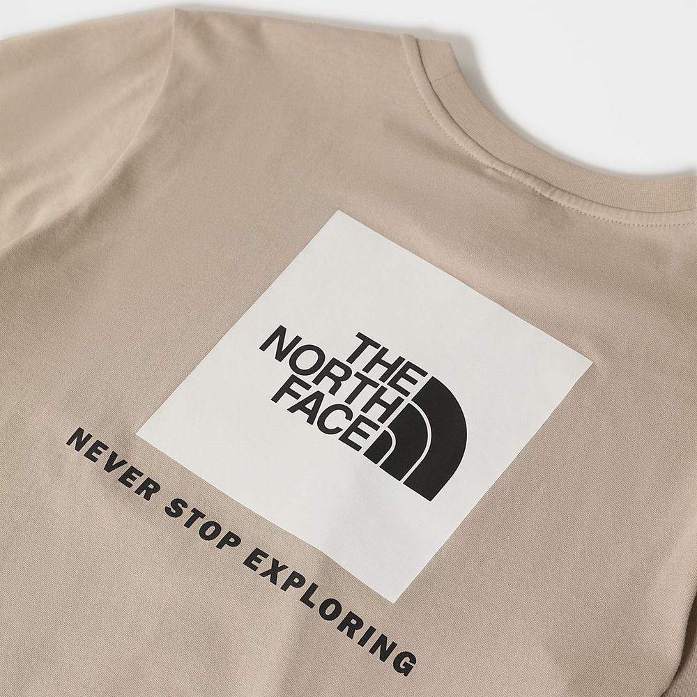 Tricko The North Face Relaxed Redbox Damske Biele | NZA-682017