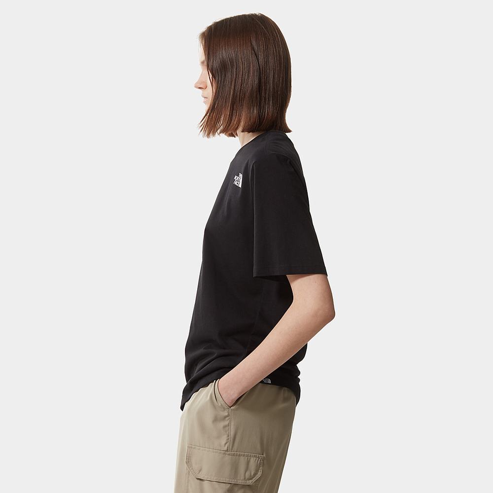 Tricko The North Face Relaxed Redbox Damske Čierne Žlté Leopardie | PMA-513062