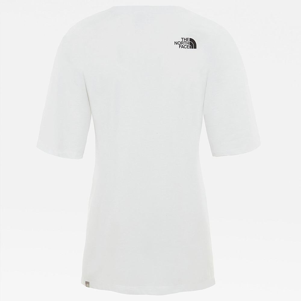 Tricko The North Face Relaxed Simple Dome Damske Biele | FDW-623950