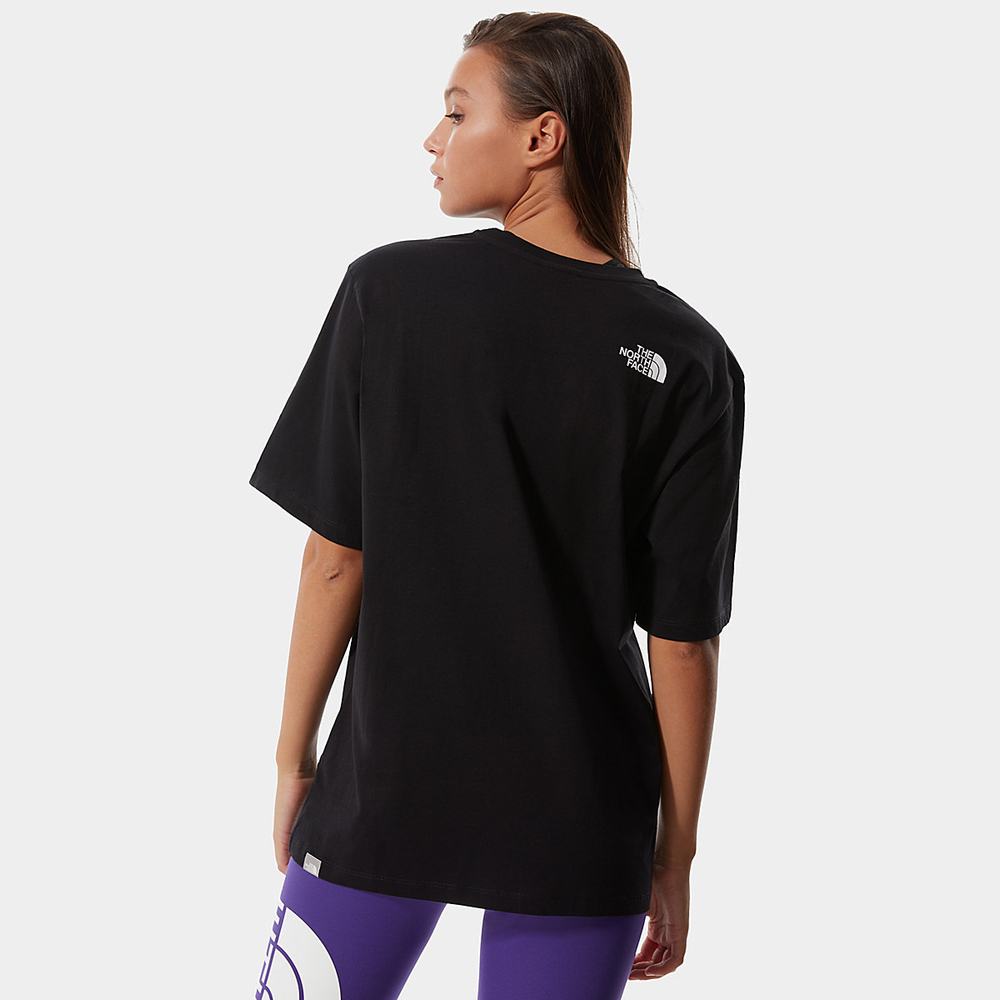 Tricko The North Face Relaxed Simple Dome Damske Čierne | GFU-725413