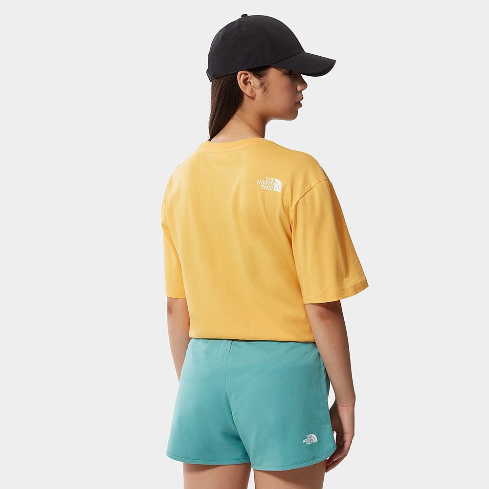 Tricko The North Face Relaxed Summer Damske Žlté | WFD-569718