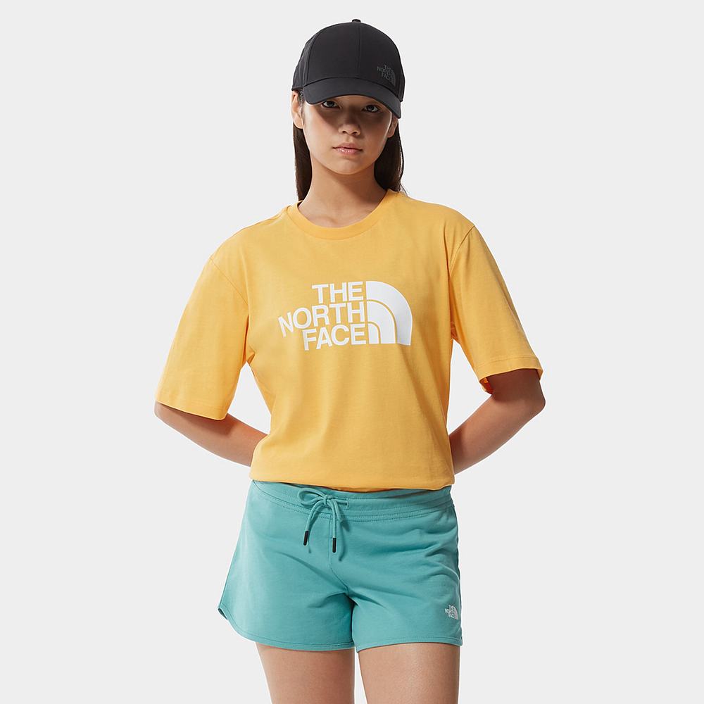Tricko The North Face Relaxed Summer Damske Žlté | WFD-569718