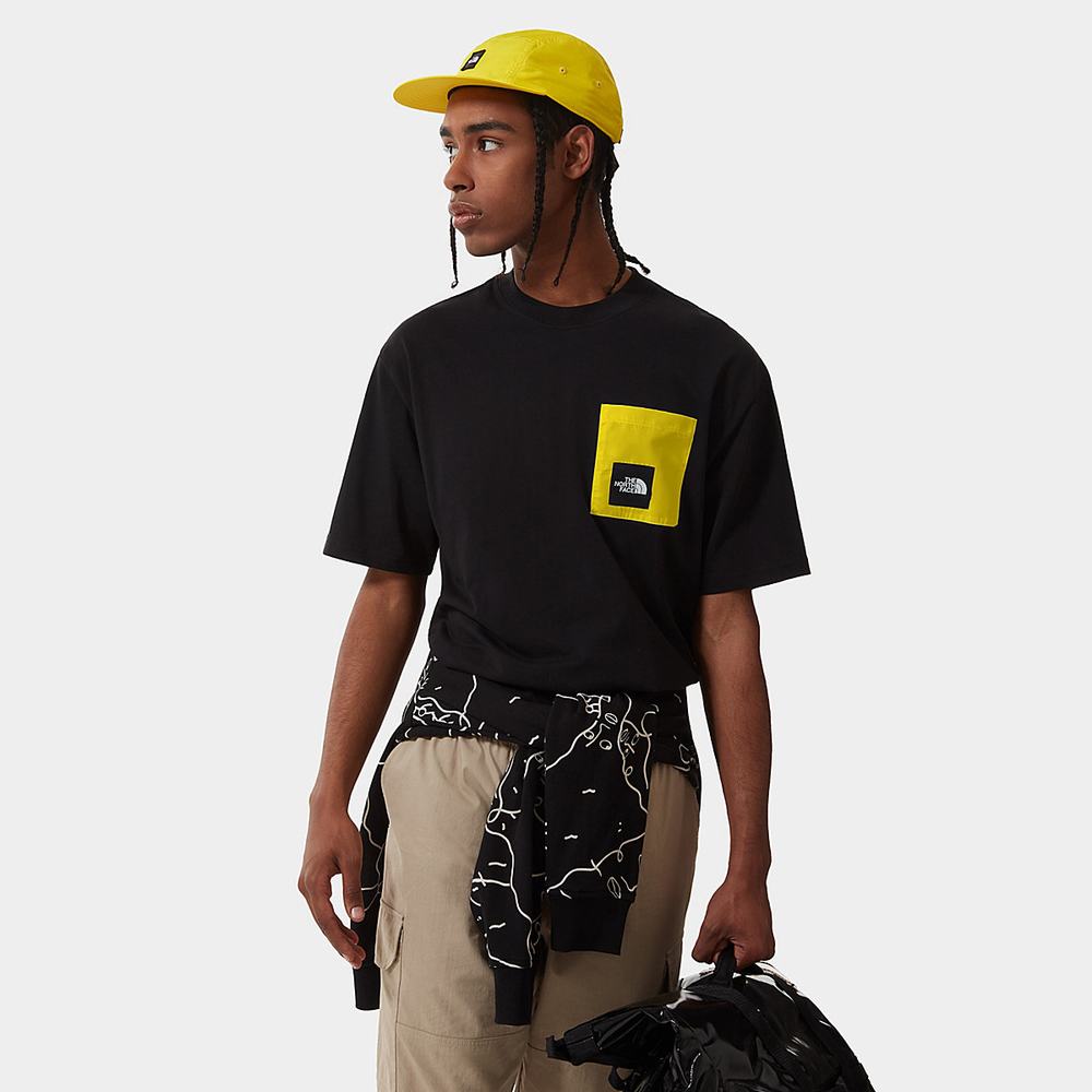 Tricko The North Face SEARCH & RESCUE POCKET Panske Čierne | CFM-735948