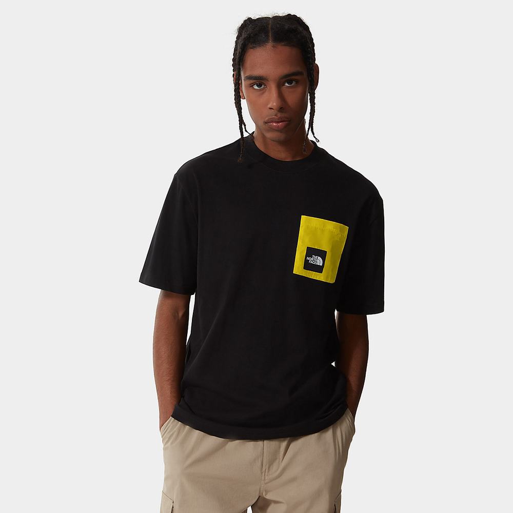Tricko The North Face SEARCH & RESCUE POCKET Panske Čierne | CFM-735948
