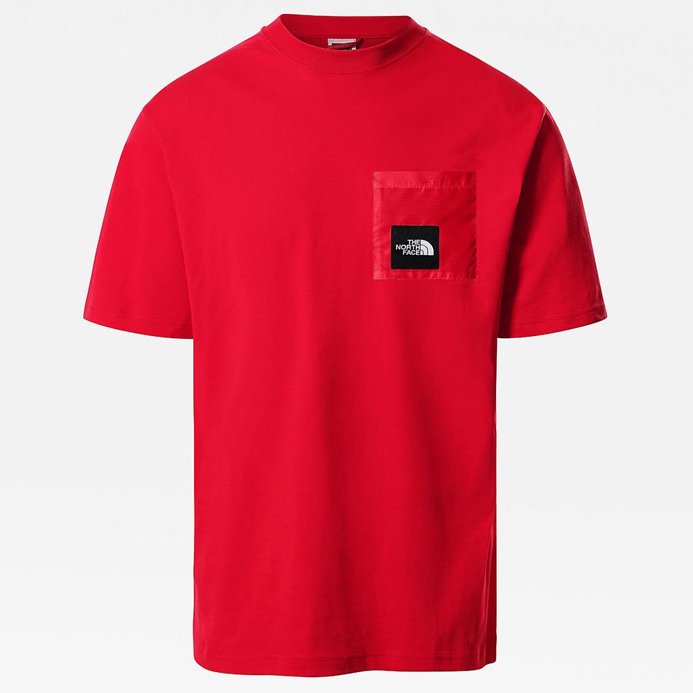 Tricko The North Face SEARCH & RESCUE POCKET Panske Červené | UPW-154273