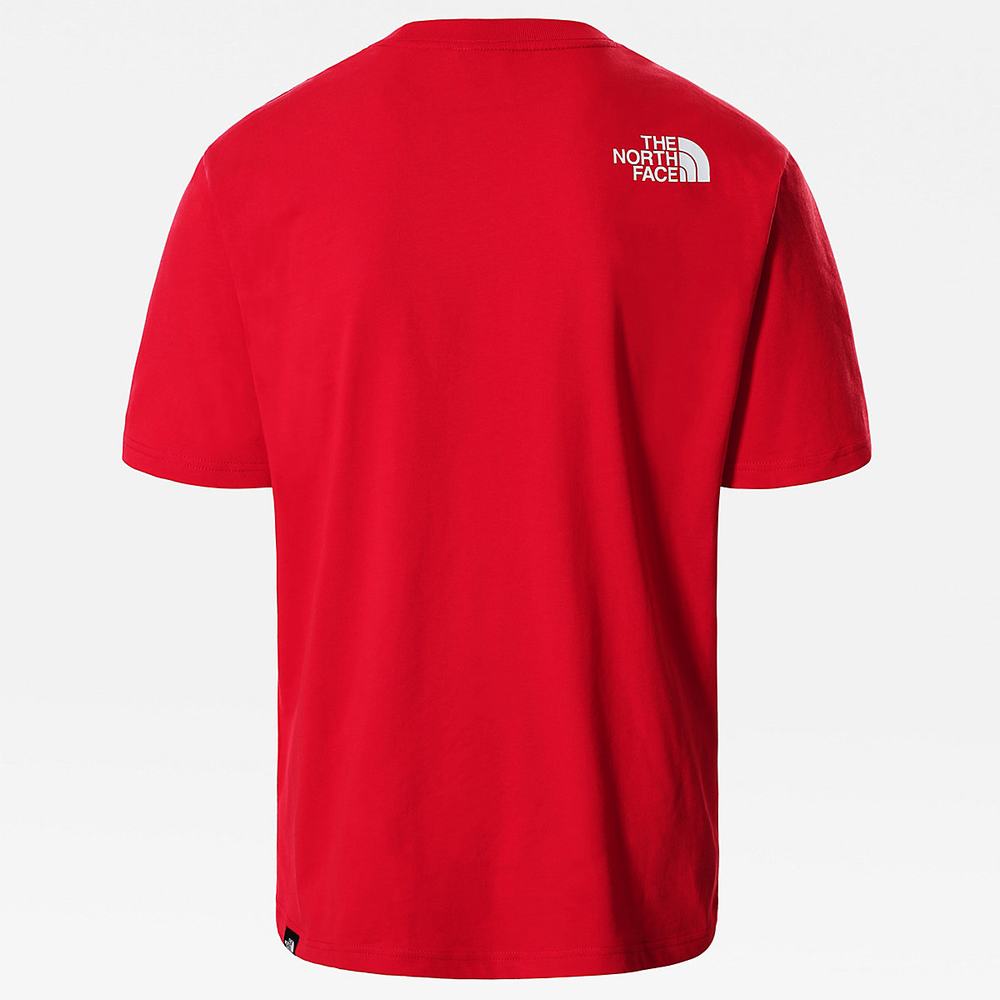 Tricko The North Face SEARCH & RESCUE POCKET Panske Červené | UPW-154273