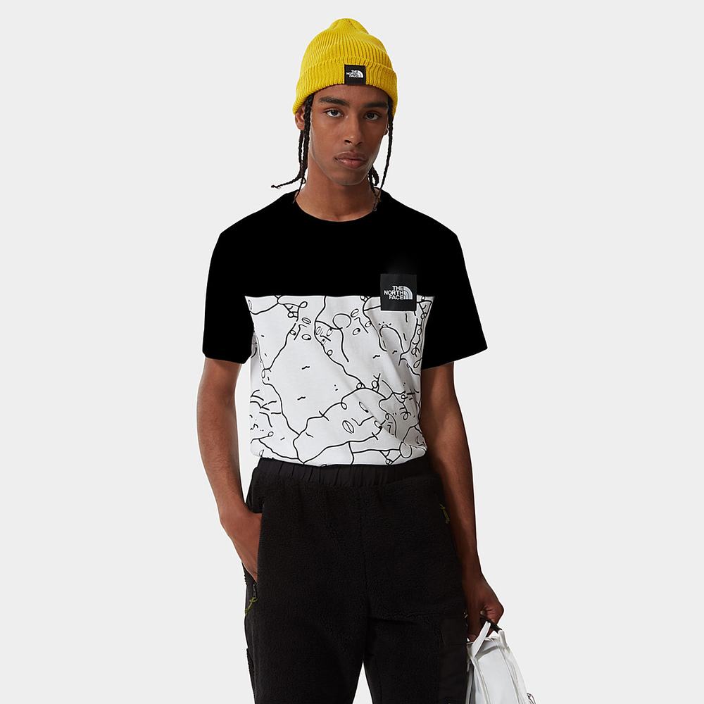 Tricko The North Face SEARCH & RESCUE Panske Biele | QMF-326415