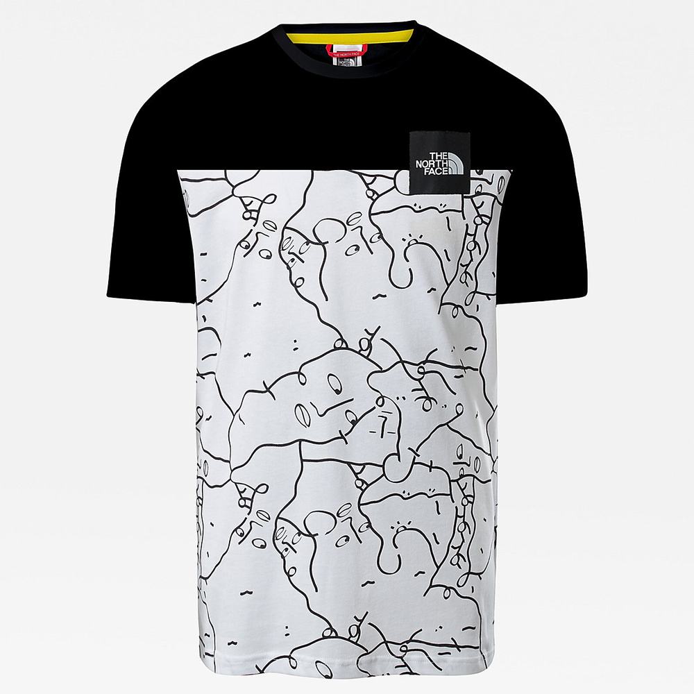Tricko The North Face SEARCH & RESCUE Panske Biele | QMF-326415