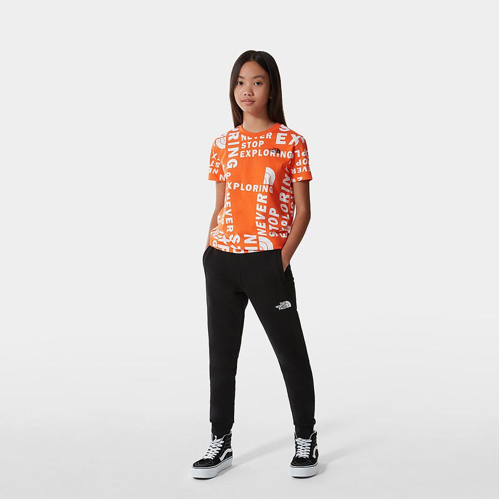 Tricko The North Face SIMPLE DOME Chlapcenske Červené Oranžové | GEQ-068253