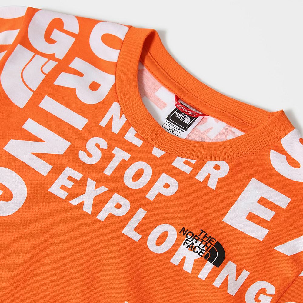 Tricko The North Face SIMPLE DOME Chlapcenske Červené Oranžové | GEQ-068253