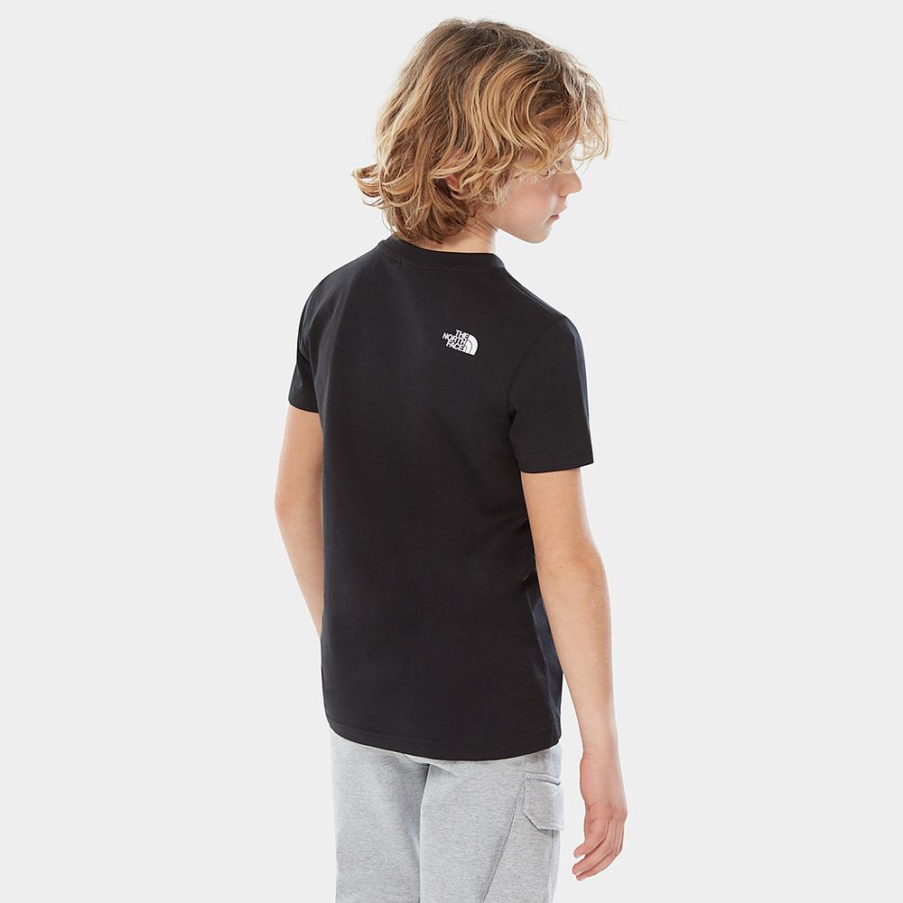Tricko The North Face SIMPLE DOME Chlapcenske Čierne Biele | HTY-852790