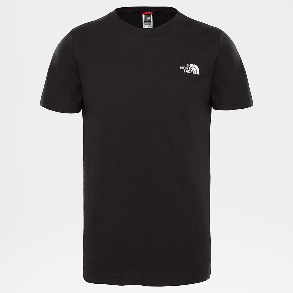 Tricko The North Face SIMPLE DOME Chlapcenske Čierne Biele | HTY-852790