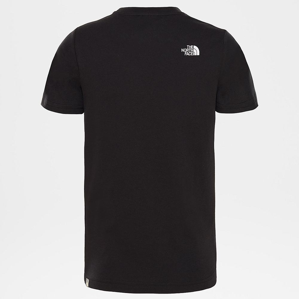 Tricko The North Face SIMPLE DOME Chlapcenske Čierne Biele | HTY-852790