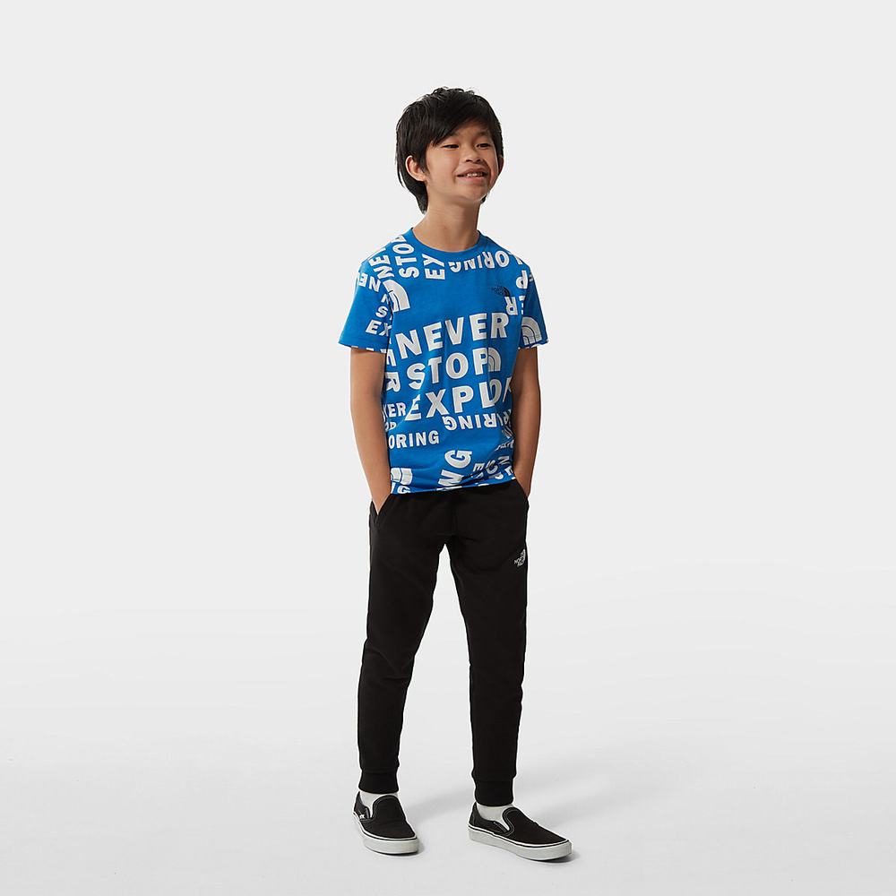 Tricko The North Face SIMPLE DOME Chlapcenske Modre | QOA-271098