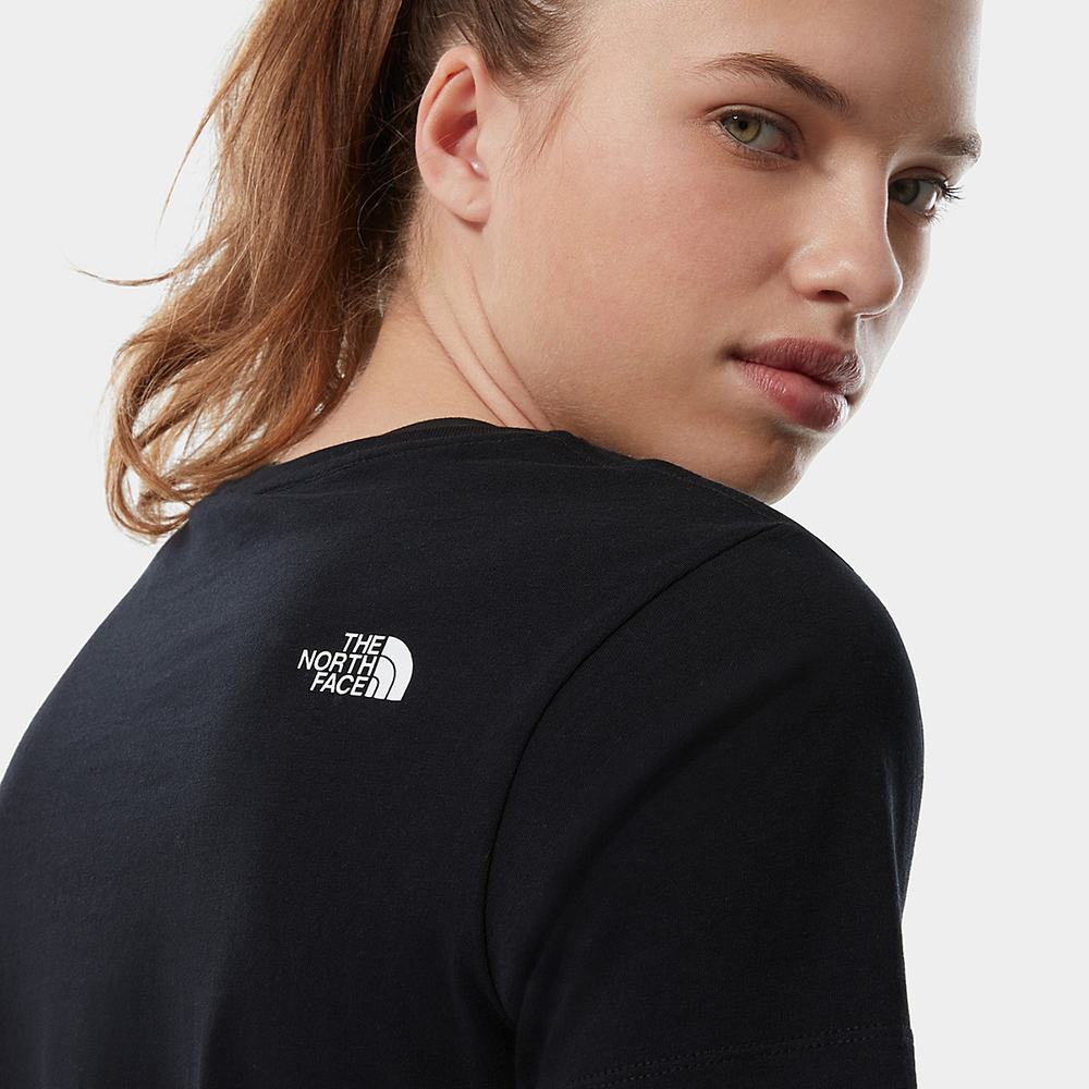 Tricko The North Face SIMPLE DOME Damske Čierne | CPR-480671