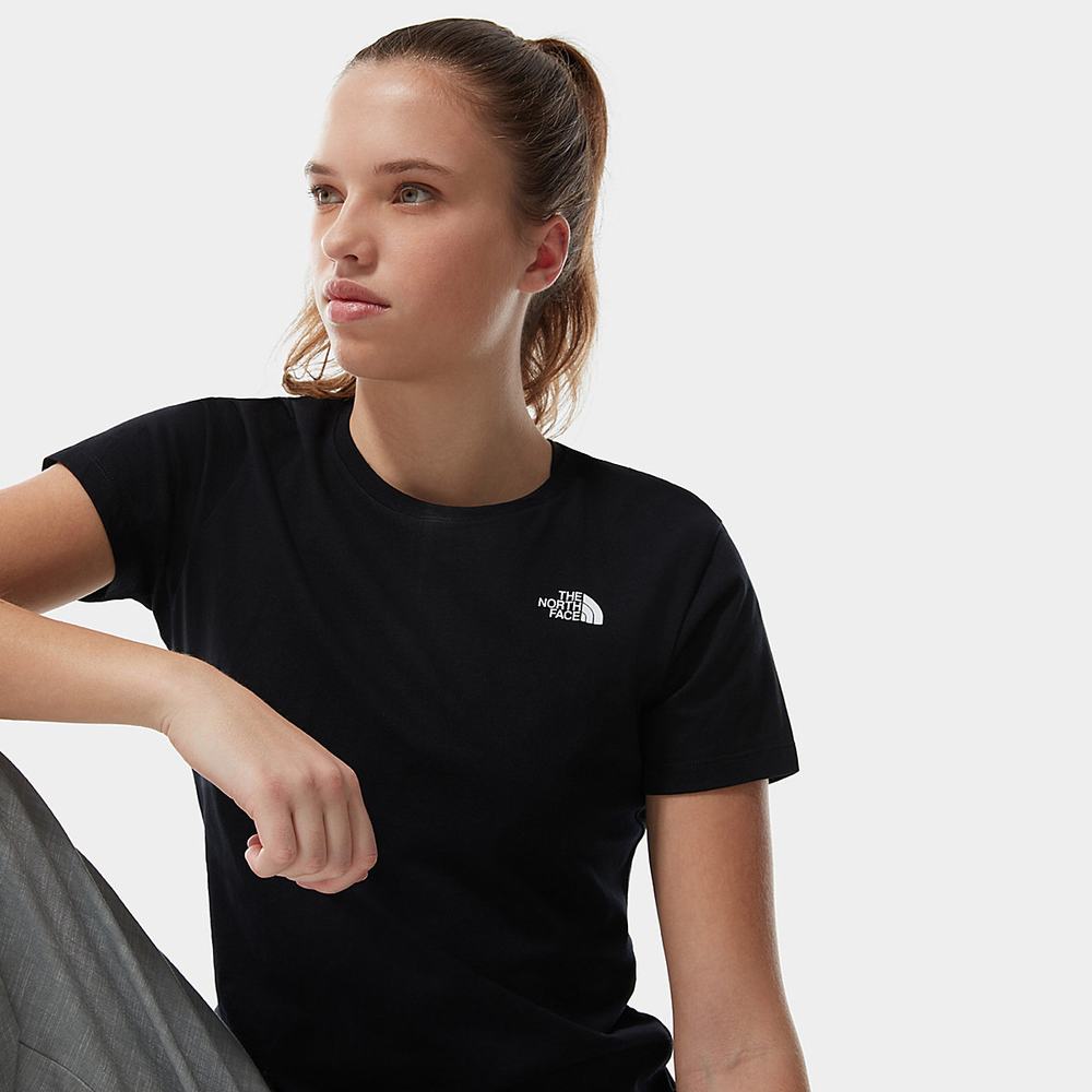 Tricko The North Face SIMPLE DOME Damske Čierne | CPR-480671