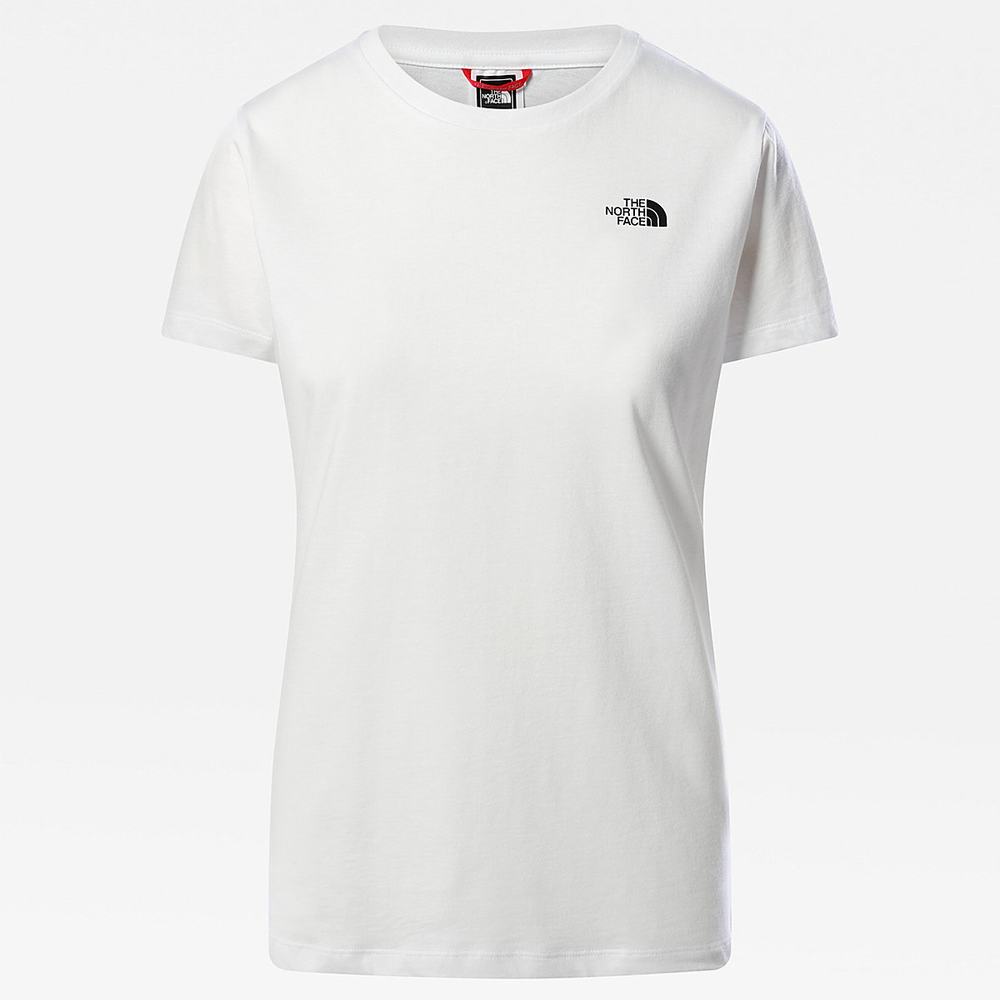 Tricko The North Face SIMPLE DOME Damske Biele | TPC-302546