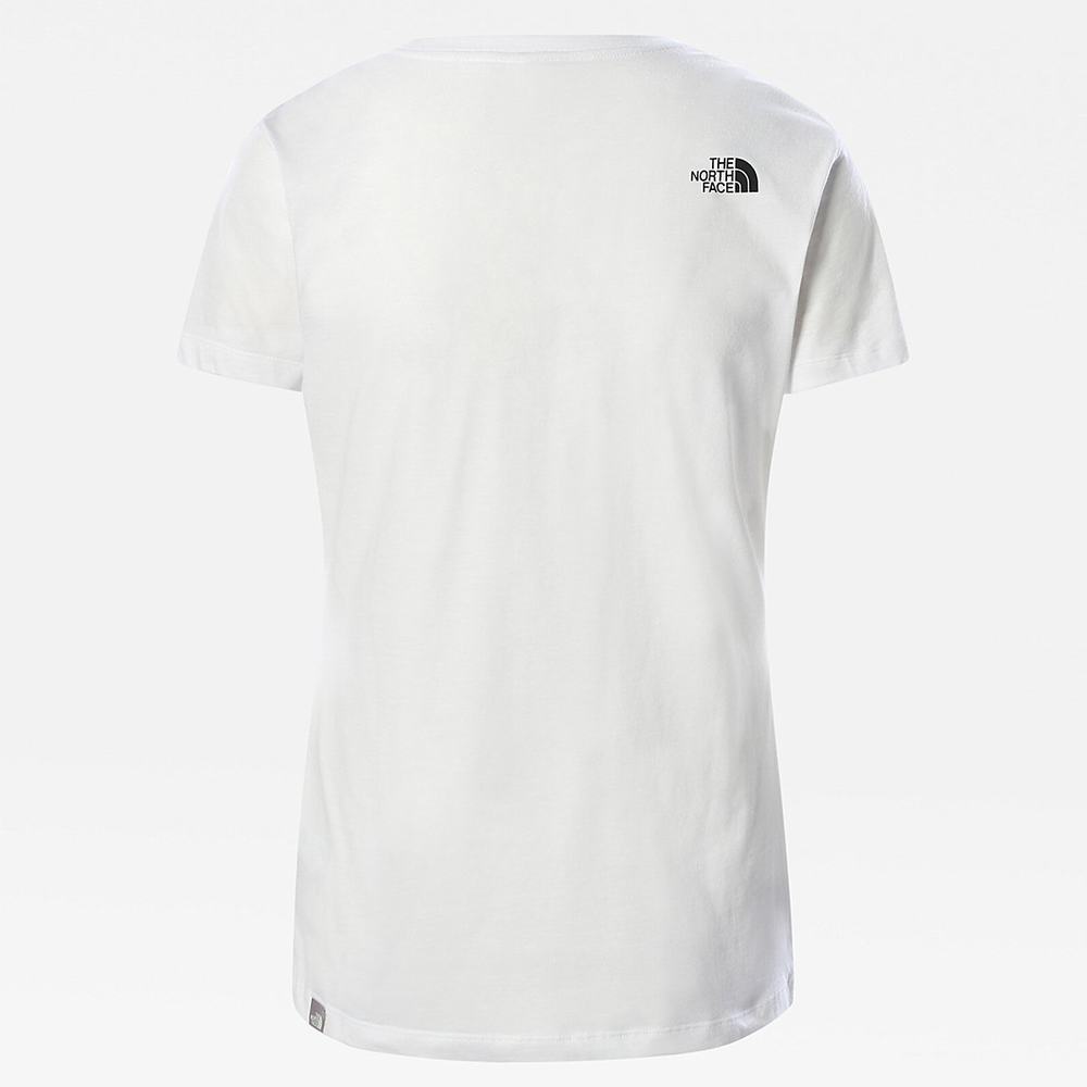 Tricko The North Face SIMPLE DOME Damske Biele | TPC-302546