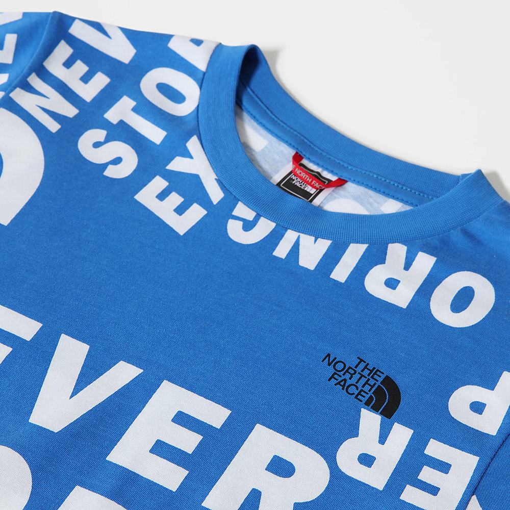 Tricko The North Face SIMPLE DOME Dievcenske Modre | APK-308574
