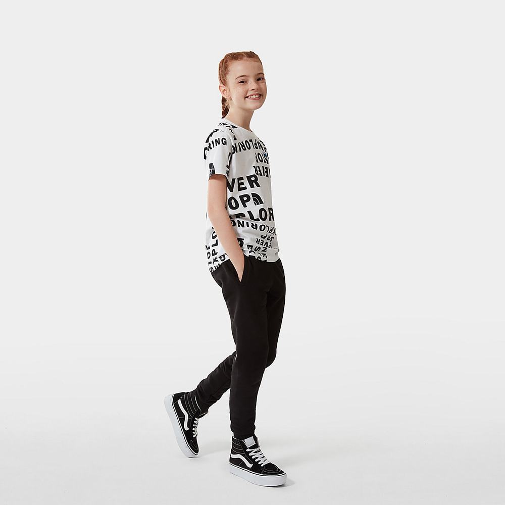 Tricko The North Face SIMPLE DOME Dievcenske Biele | IZC-385197