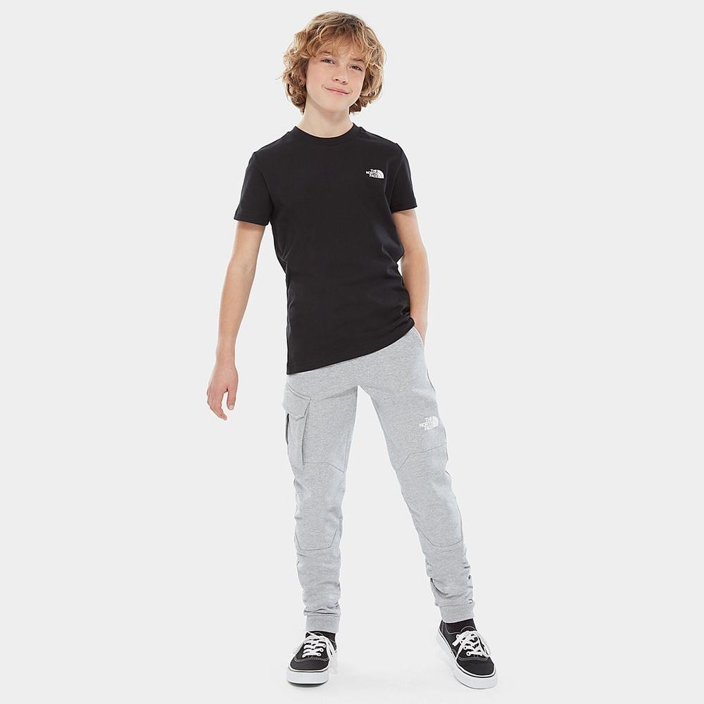 Tricko The North Face SIMPLE DOME Dievcenske Čierne Biele | VNP-658147