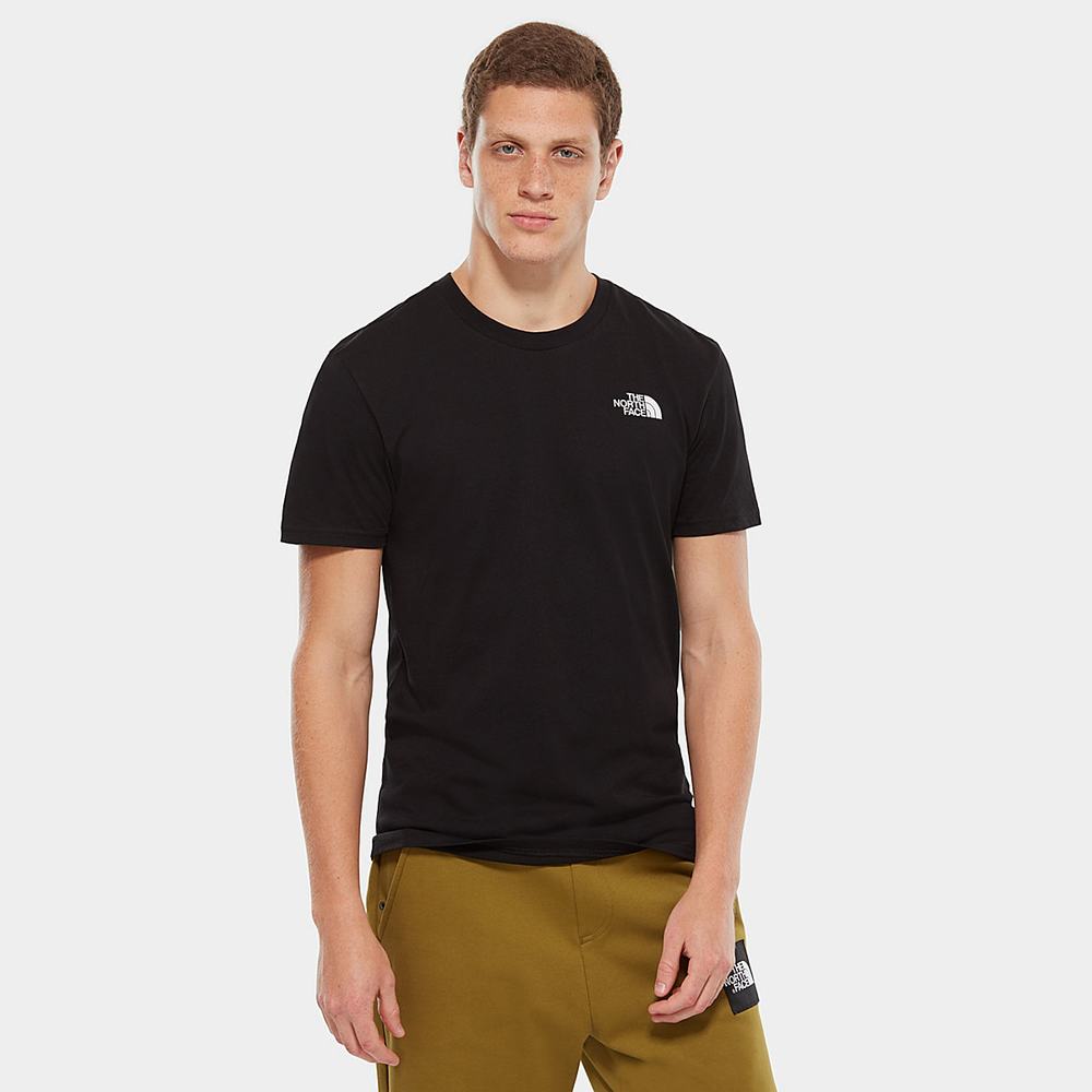 Tricko The North Face SIMPLE DOME Panske Čierne | NWD-486392