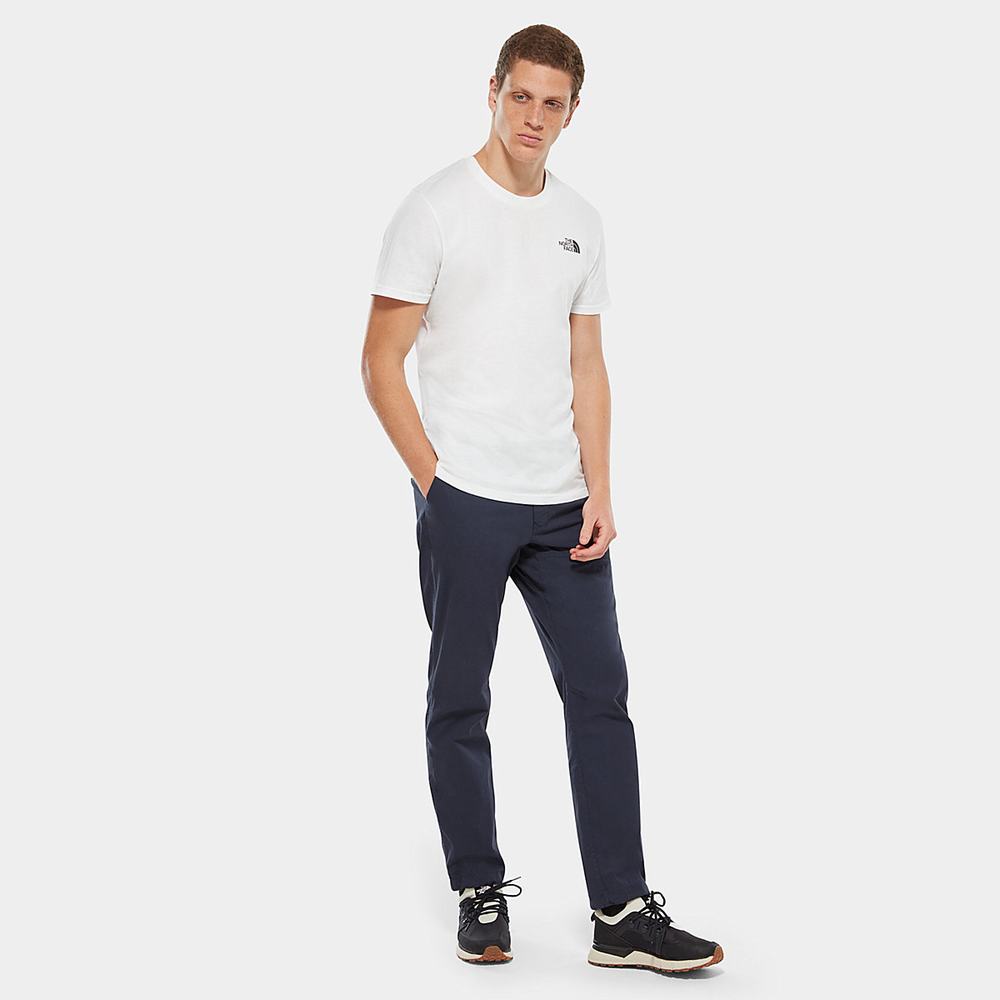 Tricko The North Face SIMPLE DOME Panske Biele | XMW-726491