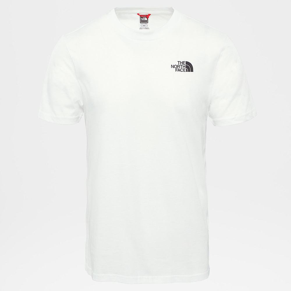 Tricko The North Face SIMPLE DOME Panske Biele | XMW-726491