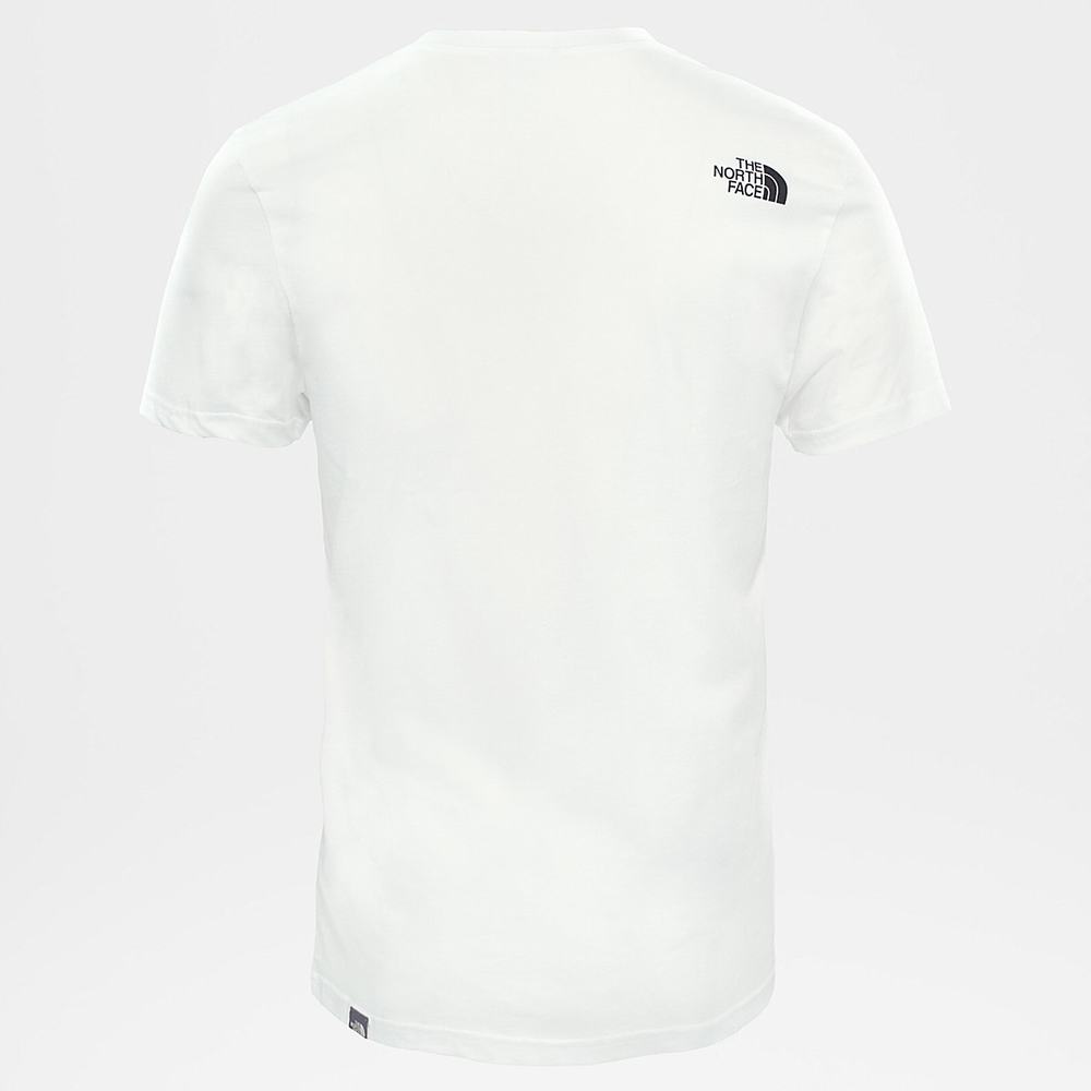 Tricko The North Face SIMPLE DOME Panske Biele | XMW-726491