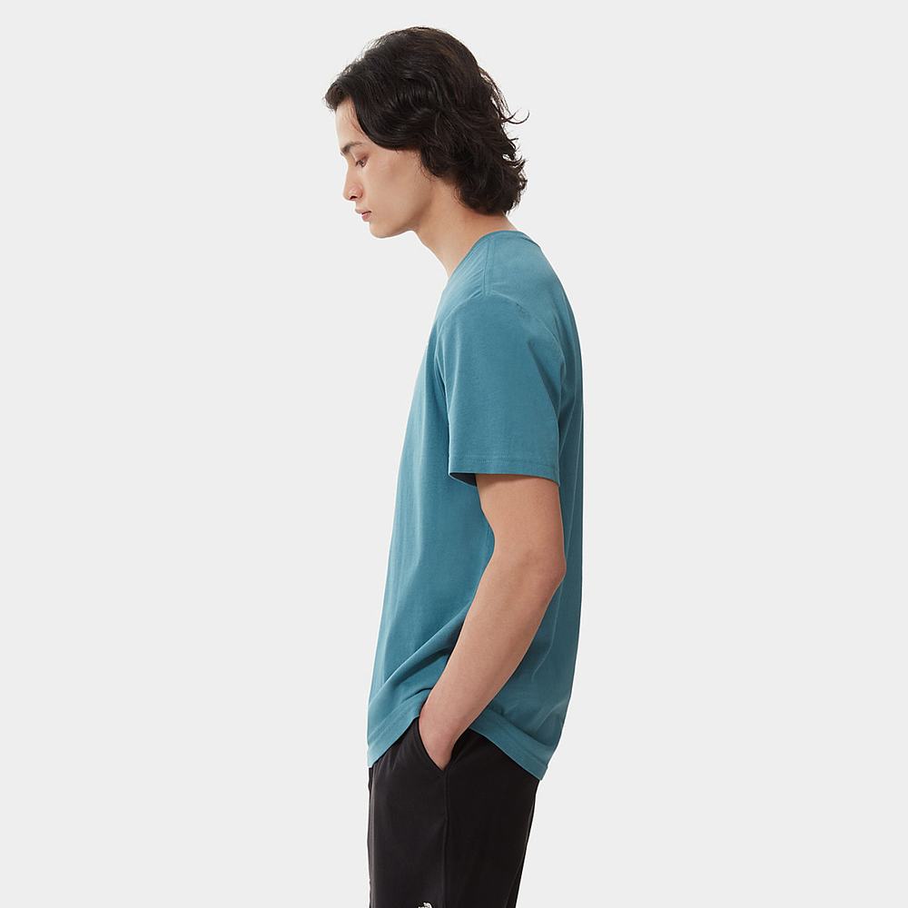 Tricko The North Face Scrap Grafika Panske Modre | CWE-264538