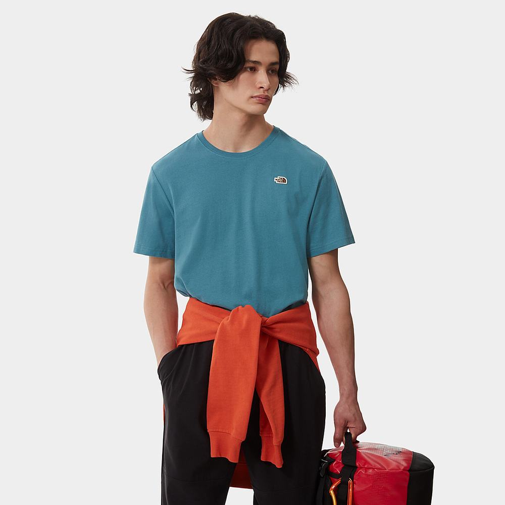 Tricko The North Face Scrap Grafika Panske Modre | CWE-264538