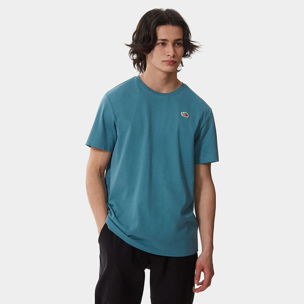 Tricko The North Face Scrap Grafika Panske Modre | CWE-264538