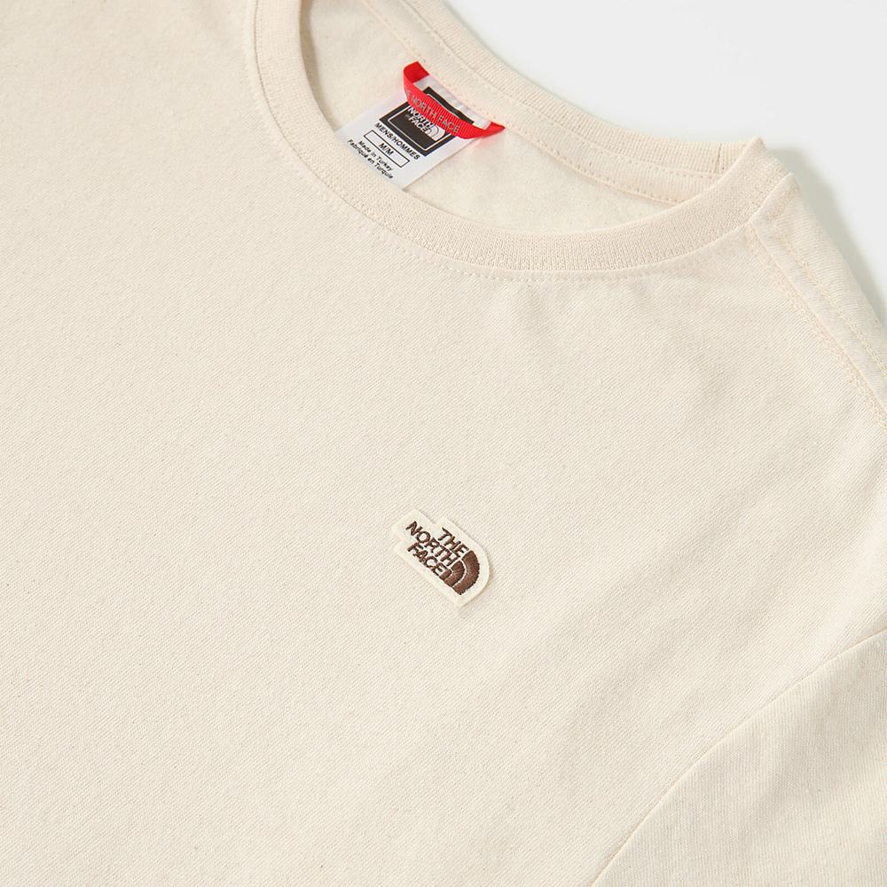 Tricko The North Face Scrap Grafika Panske Béžové | GXB-259634
