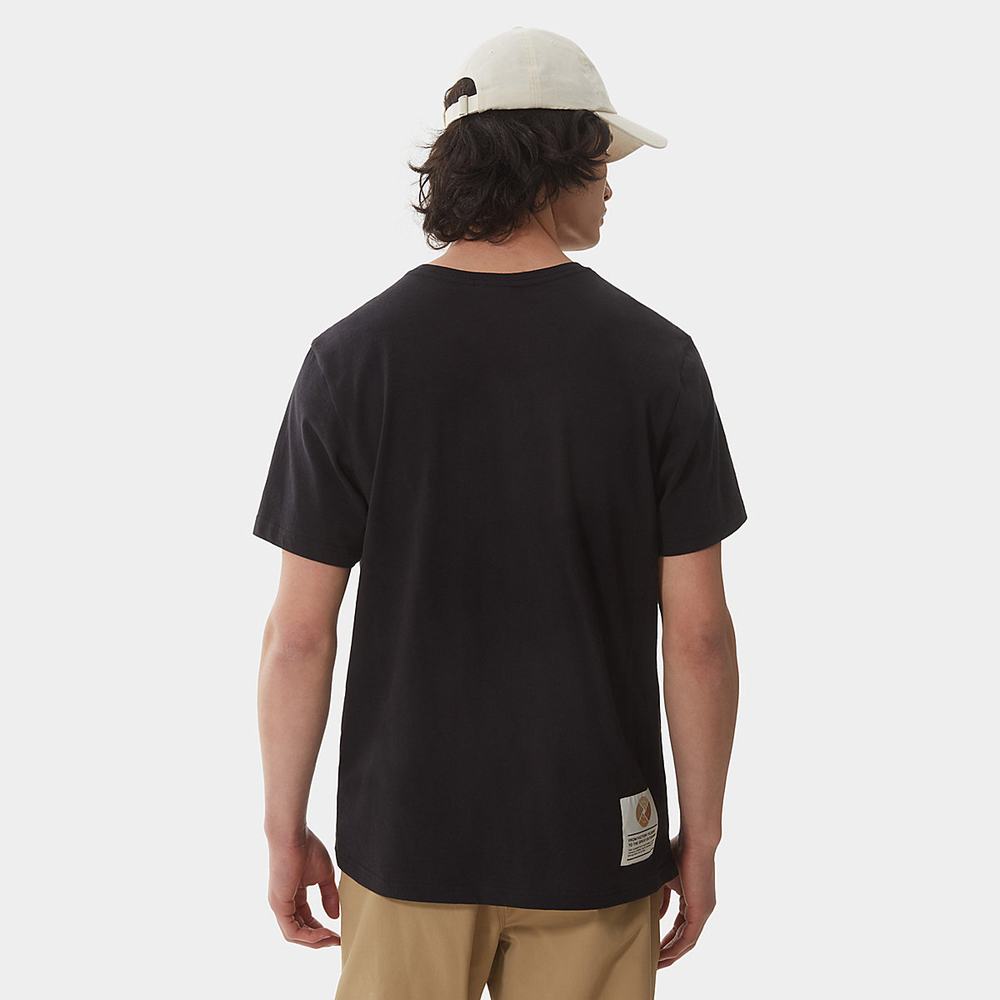 Tricko The North Face Scrap Grafika Panske Čierne | VMS-087195