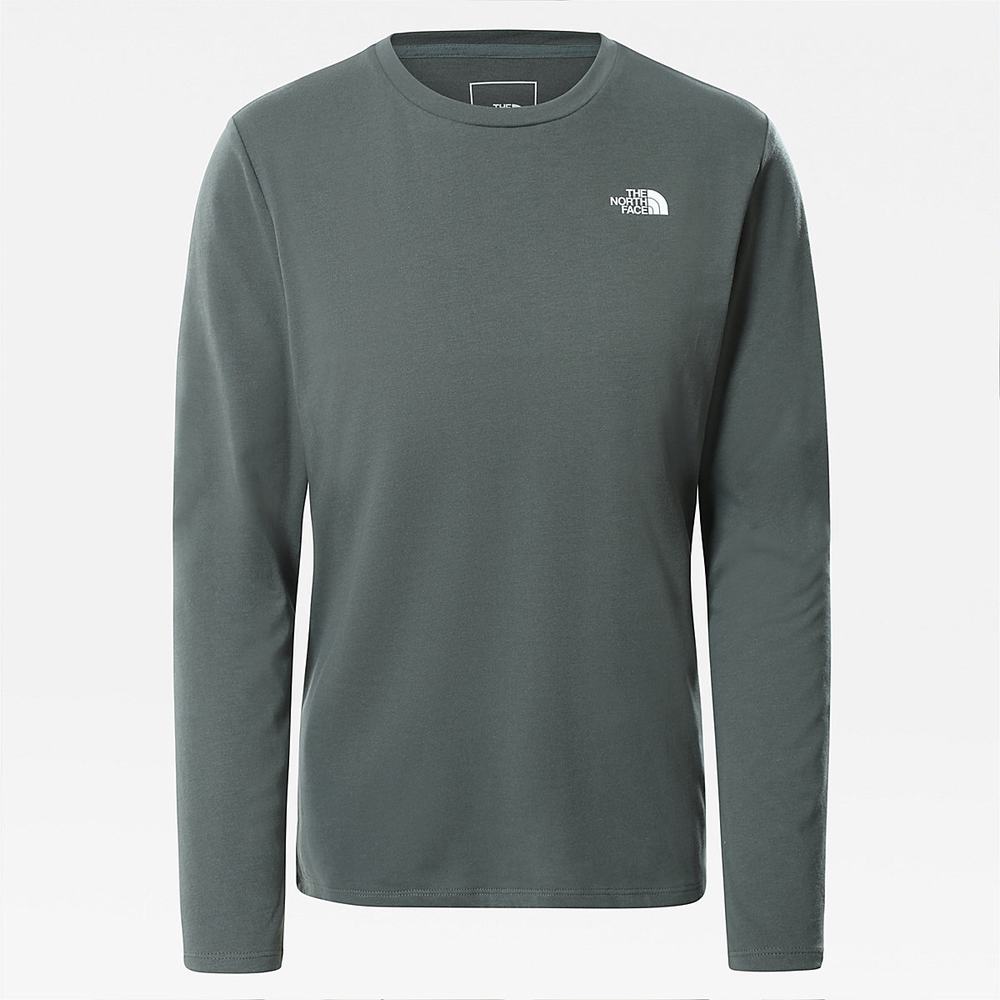 Tricko The North Face Seasonal Long-Sleeve Damske Zelene | FMS-526079
