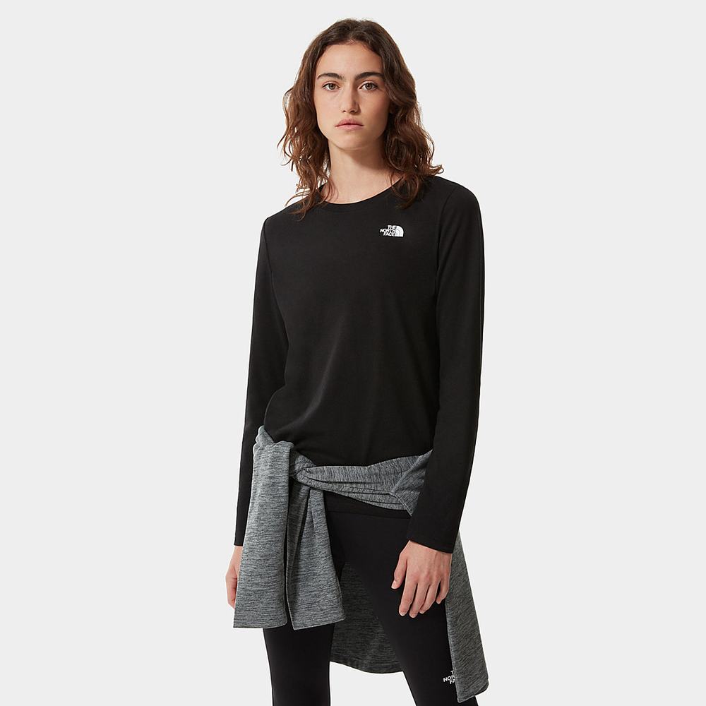 Tricko The North Face Seasonal Long-Sleeve Damske Čierne | QAG-569783