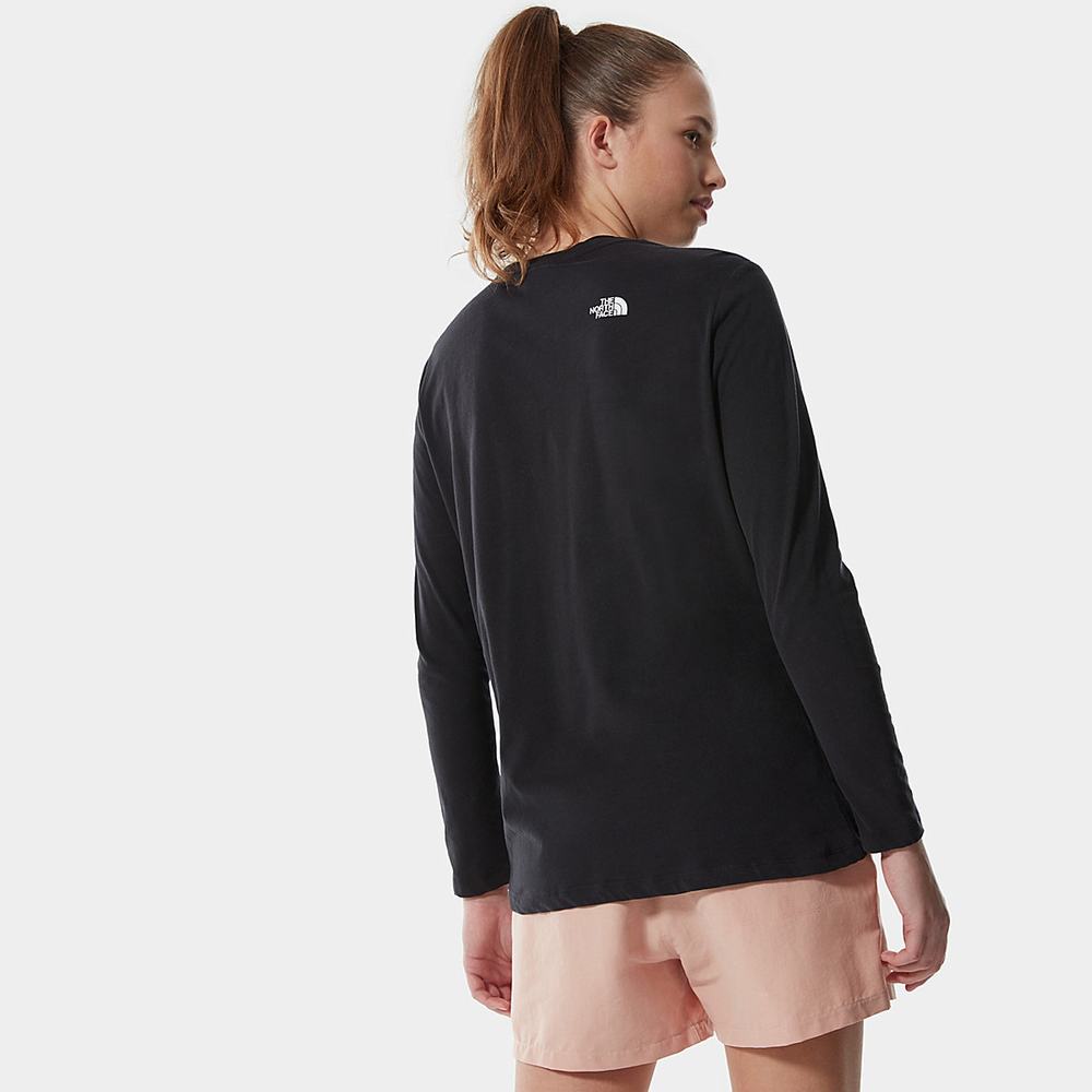 Tricko The North Face Standard Long-Sleeve Damske Čierne | ROV-103468