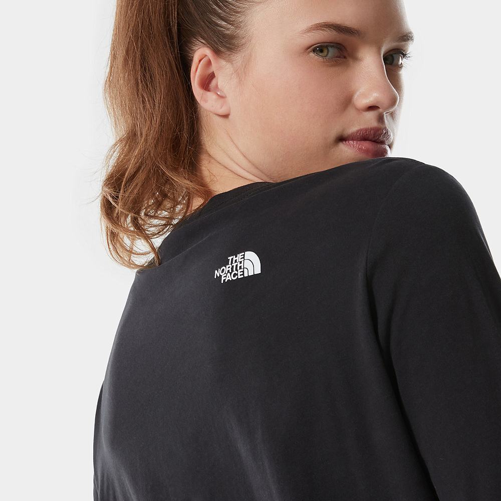 Tricko The North Face Standard Long-Sleeve Damske Čierne | ROV-103468