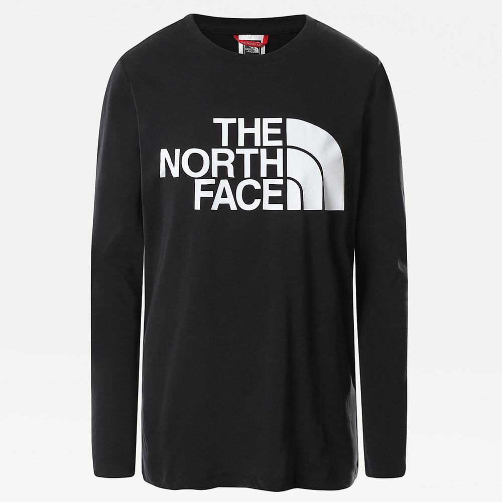 Tricko The North Face Standard Long-Sleeve Damske Čierne | ROV-103468