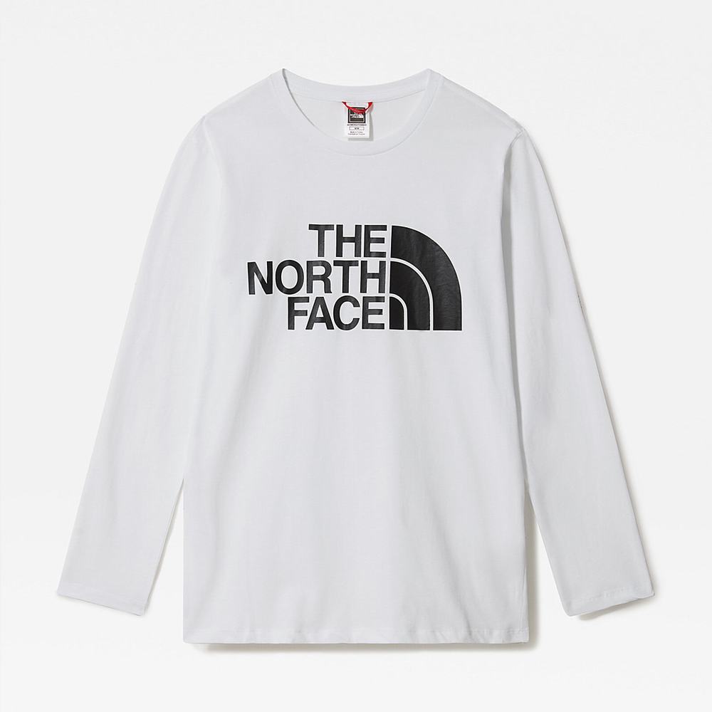 Tricko The North Face Standard Long-Sleeve Damske Biele | RYP-638917