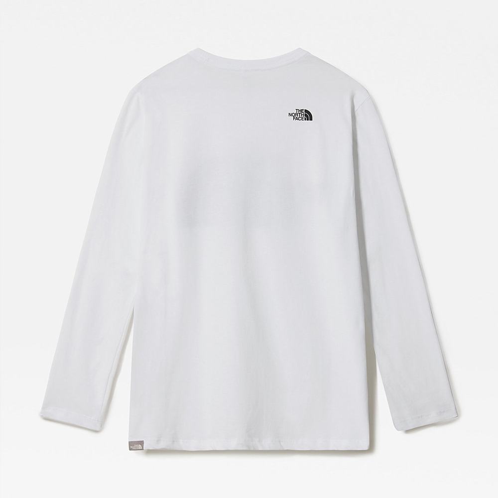 Tricko The North Face Standard Long-Sleeve Damske Biele | RYP-638917