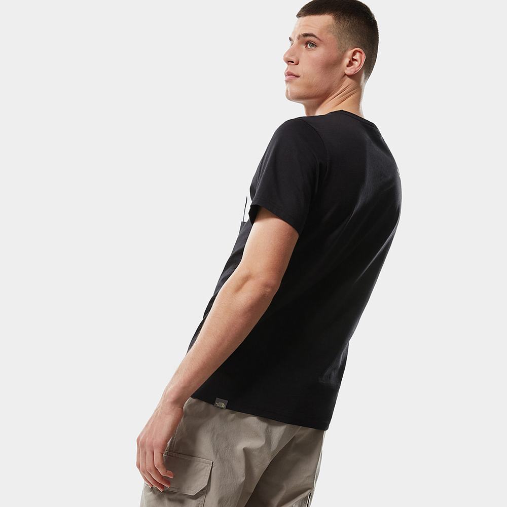 Tricko The North Face Standard Panske Čierne | VST-981265