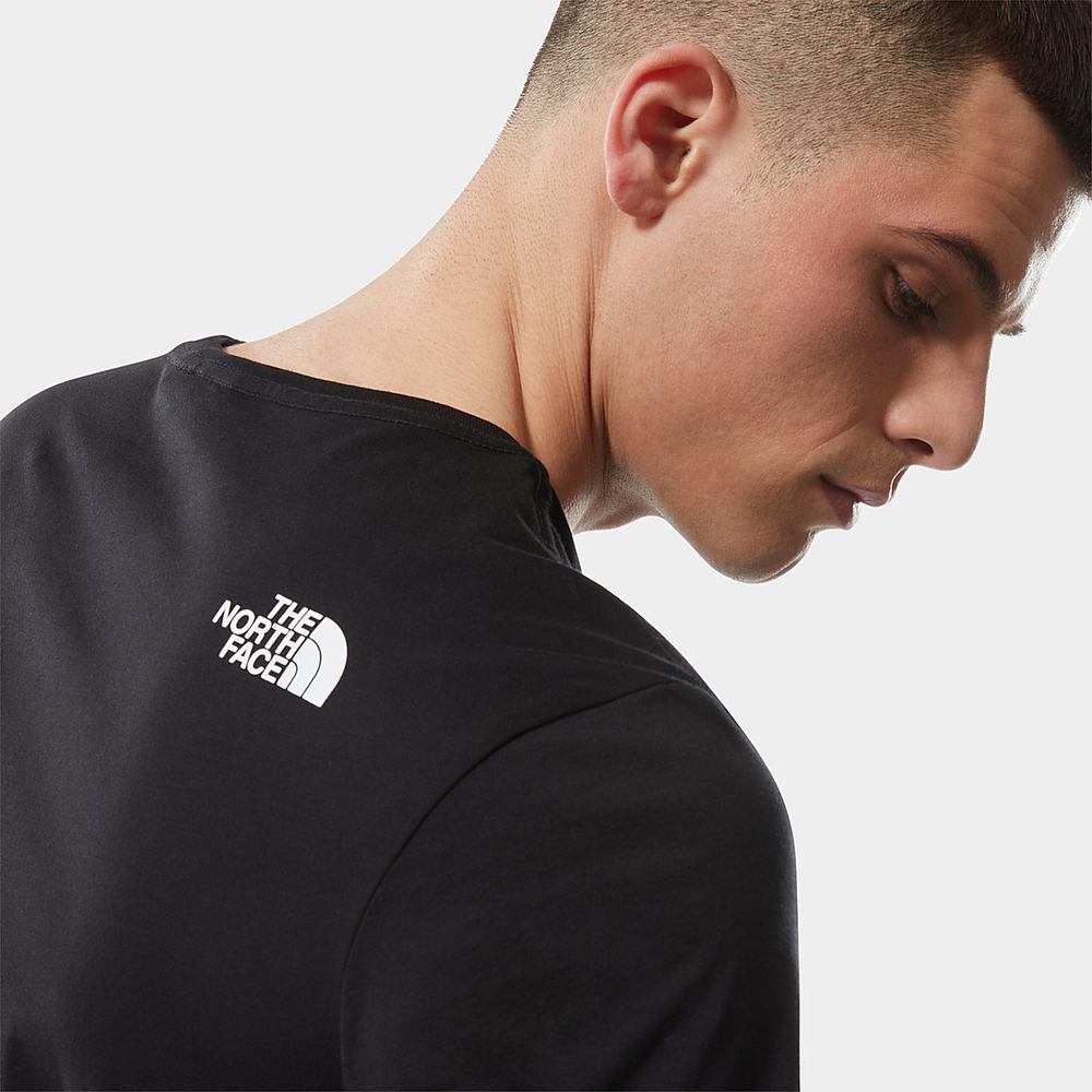 Tricko The North Face Standard Panske Čierne | VST-981265