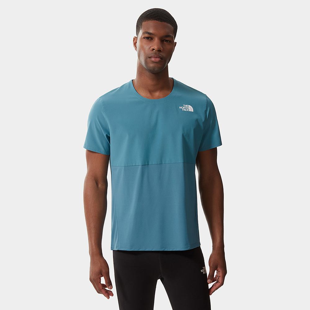 Tricko The North Face TRUE RUN Panske Modre | UHI-431028