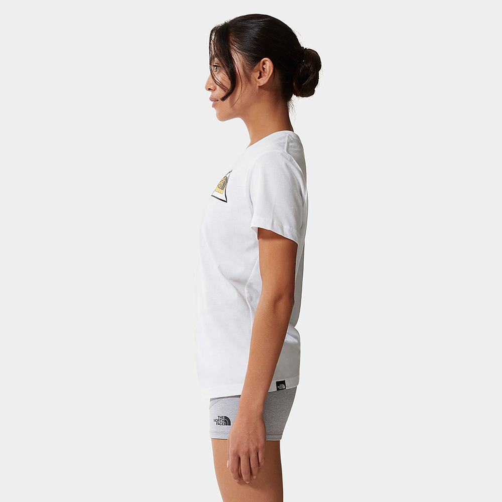 Tricko The North Face Threeyama Damske Biele | BXR-825304