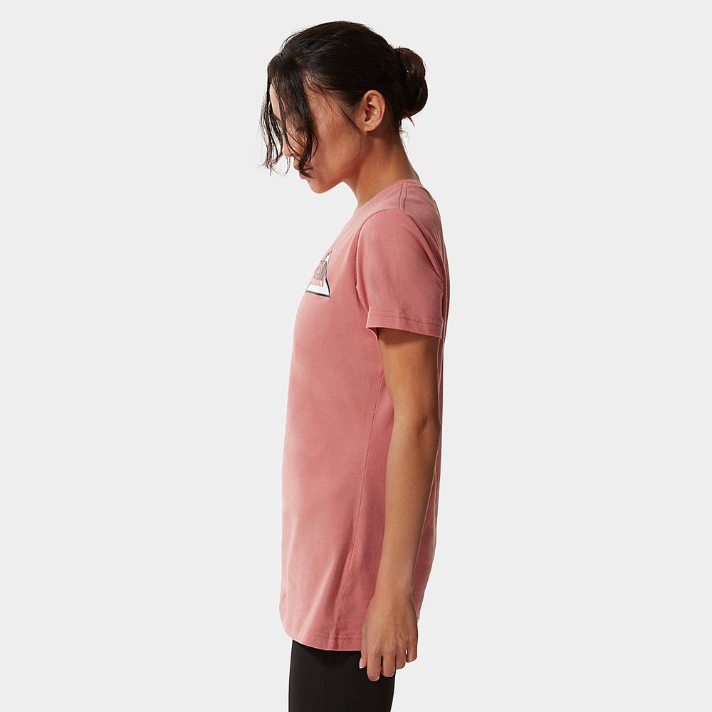 Tricko The North Face Threeyama Damske Ruzove | GWC-281576