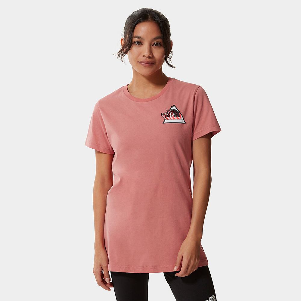 Tricko The North Face Threeyama Damske Ruzove | GWC-281576