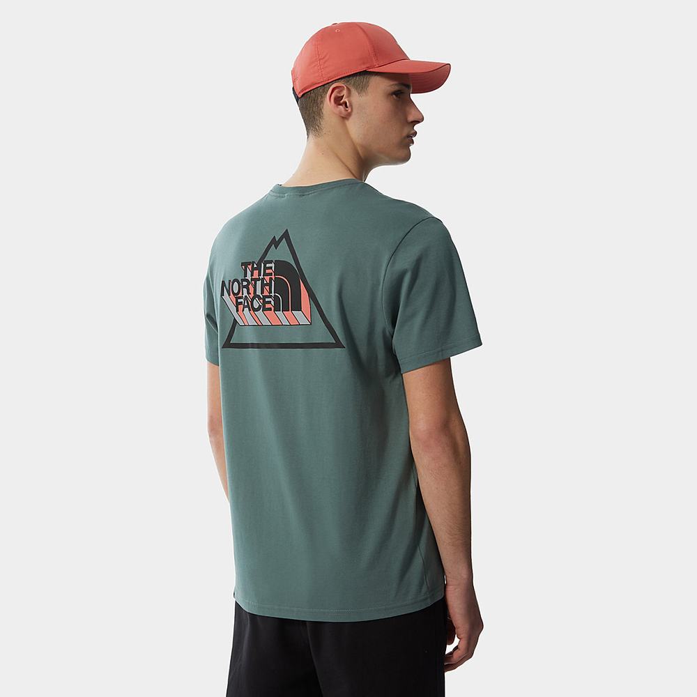 Tricko The North Face Threeyama Panske Zelene | DBP-627143